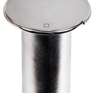 Recessed bushing for carbon pole with rotating cover