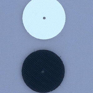 Kunststof Klittenband Rondjes – 45 mm Zwart & Wit