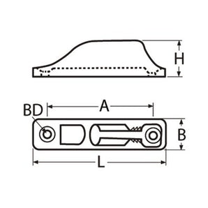 Marinetech | Clamcleat / Touwklem / Schootklem | RVS