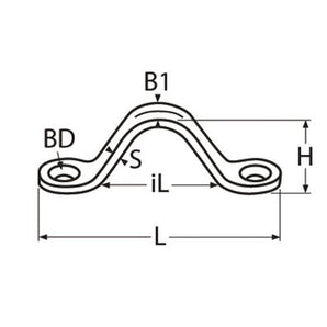 Marinetech | Fenderbeugel | RVS