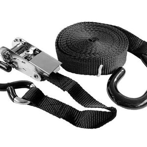 Marinetech | Spanband | met Ratel | RVS | Zwart | 25 mm | 450 cm