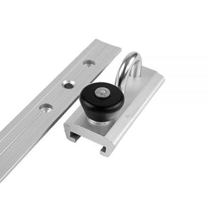Aluminium rail met RVS schuifsysteem Shadow Comfort