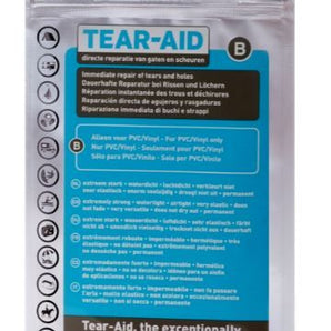 Tear-Aid Type B Kit | Reparatiemateriaal voor Vinyl en PVC | 7.6 x 30 cm