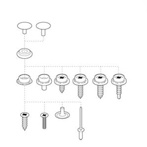 CAF RVS 316 Screw Stud 10mm
