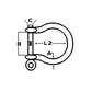 RVS Talamex Harpsluiting 6mm