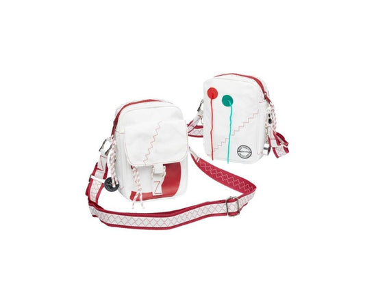 Zeildoek schoudertas compact Sea Pearl