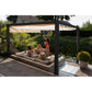 Aluminium Pergola stand alone + Coolfit harmonica