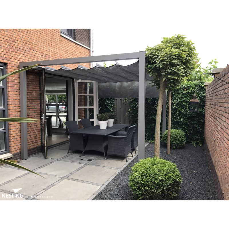 Aluminium Pergola stand alone + Coolfit harmonica