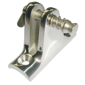 RVS Dekplaat rond met pin
